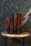 Stivaletto Beatles Ranch di Le Margo di colore Cognac in pelle da donna
