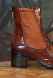 Stivaletto Beatles Ranch di Le Margo di colore Cognac in pelle da donna