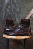 Stivaletto Anfibio Eldon Pelle Old-Ranch di Le Margo di colore Ebano da uomo