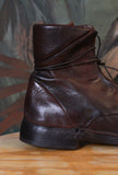 Stivaletto Anfibio Eldon Pelle Old-Ranch di Le Margo di colore Ebano da uomo