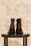 Lemargo shoes uomo stivaletto anfibio in pelle anticata color ebano