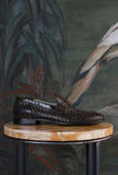 Mocassino Penny Woven Olive