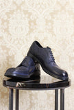 scarpa derby cronos light blue di lemargo da uomo tecnologia goodyear e made in italy