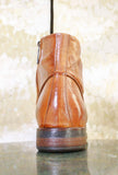 Maison Lemargo Stivaletto Chelsea realizzato in pregiata Pelle Anticata nuance Cognac da Uomo