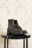 Stivaletto donna in pelle anticata color lodel della maison lemargo made in italy