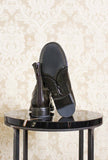 Stivaletto donna in pelle anticata color lodel della maison lemargo made in italy