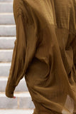 Camicia Over Lao Khaki