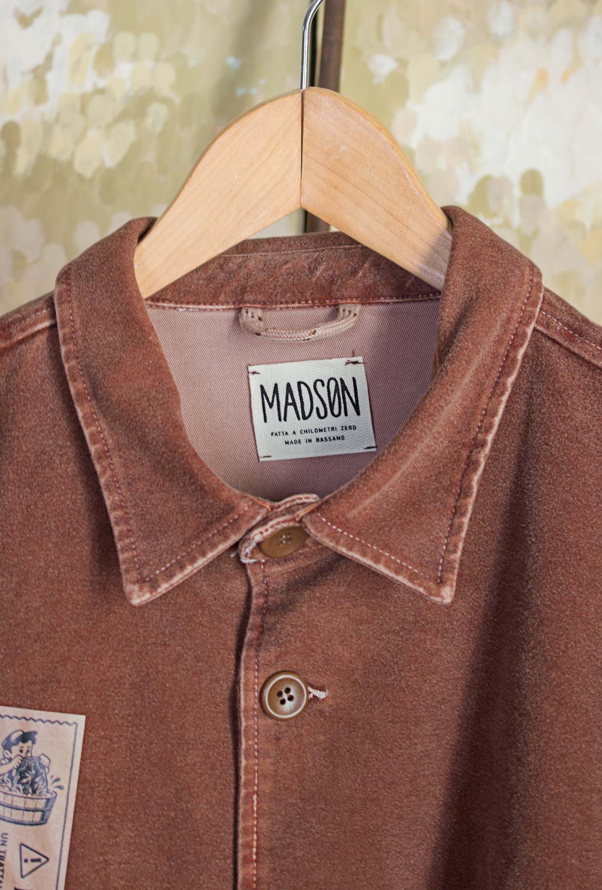 Giacca Stoner Multipocket di Madson Km 0 realizzata in cotone placcato nell’intramontabile tonalità Brown da Uomo