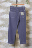 Panta-Pinces Macugnaga firmato Madson Km 0 realizzato in cotone nell’esclusiva tonalità Night-blue da Uomo