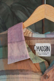 Camicia bowling di Madson Km 0 stampa Quadri da Multicolor da Uomo