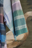 Camicia bowling di Madson Km 0 stampa Watercolor Check da Uomo