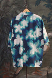 Camicia bowling di Madson Km 0 stampa Blue Watercolor Stain da Uomo