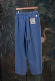 Pantalaccio Wide-leg Linen Indaco