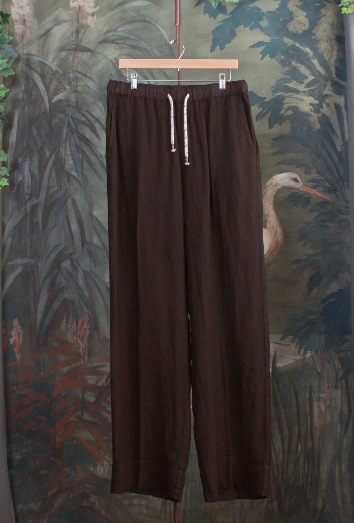 Pantalaccio Anafi Black di Madson Km 0 in Lino da Uomo