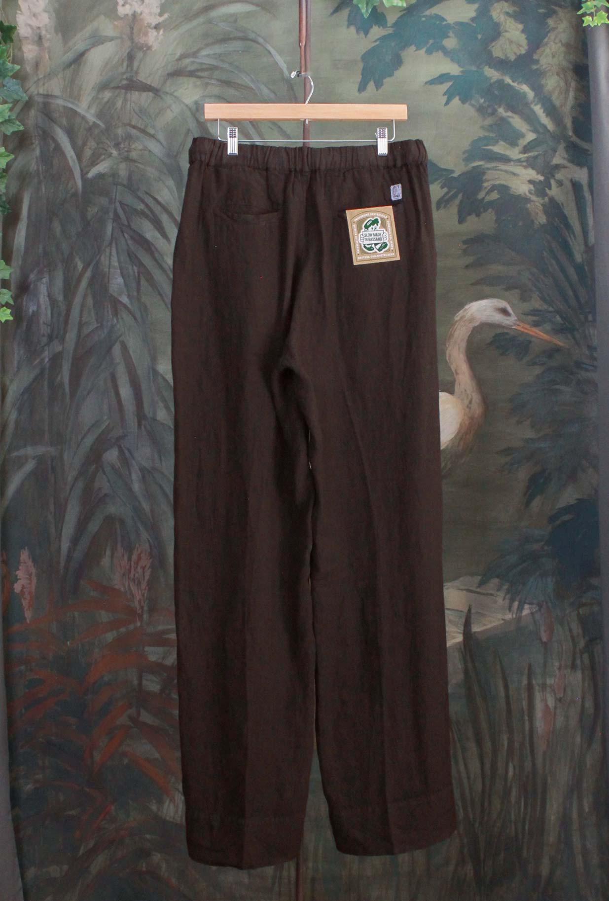 Pantalaccio Anafi Black di Madson Km 0 in Lino da Uomo