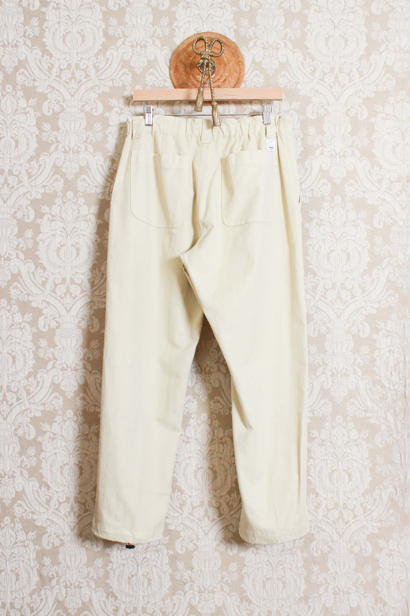 pantalone uomo di madson km0 in cotone cavalry ss24 color argilla