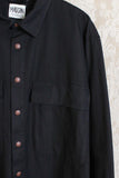 work jacket in cotone cavalry di madson km0 da uomo color black ss24