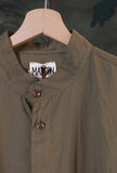 camicia guru in mussola di cotone di madson km0 maniche corte color green