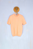 T-shirt color mandarino in cotone extra fine by masq 39