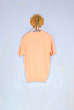 T-shirt color mandarino in cotone extra fine by masq 39