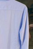 Mastri Camiciai Camicia Regular Muslin Sky Cotone Uomo leggero