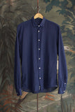 Camicia Mark firmata Mastri Camiciai con tonalità Blue China da Uomo