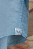 Camicia Mark Bastoncino Azzurro Polvere