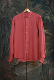 Camicia Mark firmata Mastri Camiciai con tonalità Indian Red da Uomo