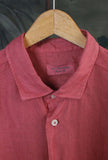 Camicia Mark firmata Mastri Camiciai con tonalità Indian Red da Uomo