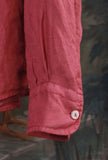 Camicia Mark firmata Mastri Camiciai con tonalità Indian Red da Uomo