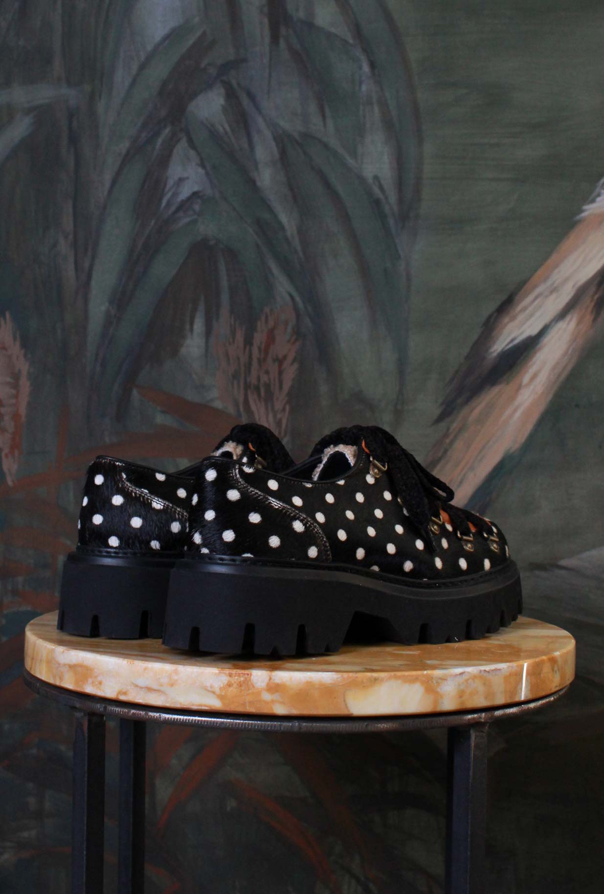 Scarpa Stringata Rocciatore della Maze di colore Horsy Pois da Donna