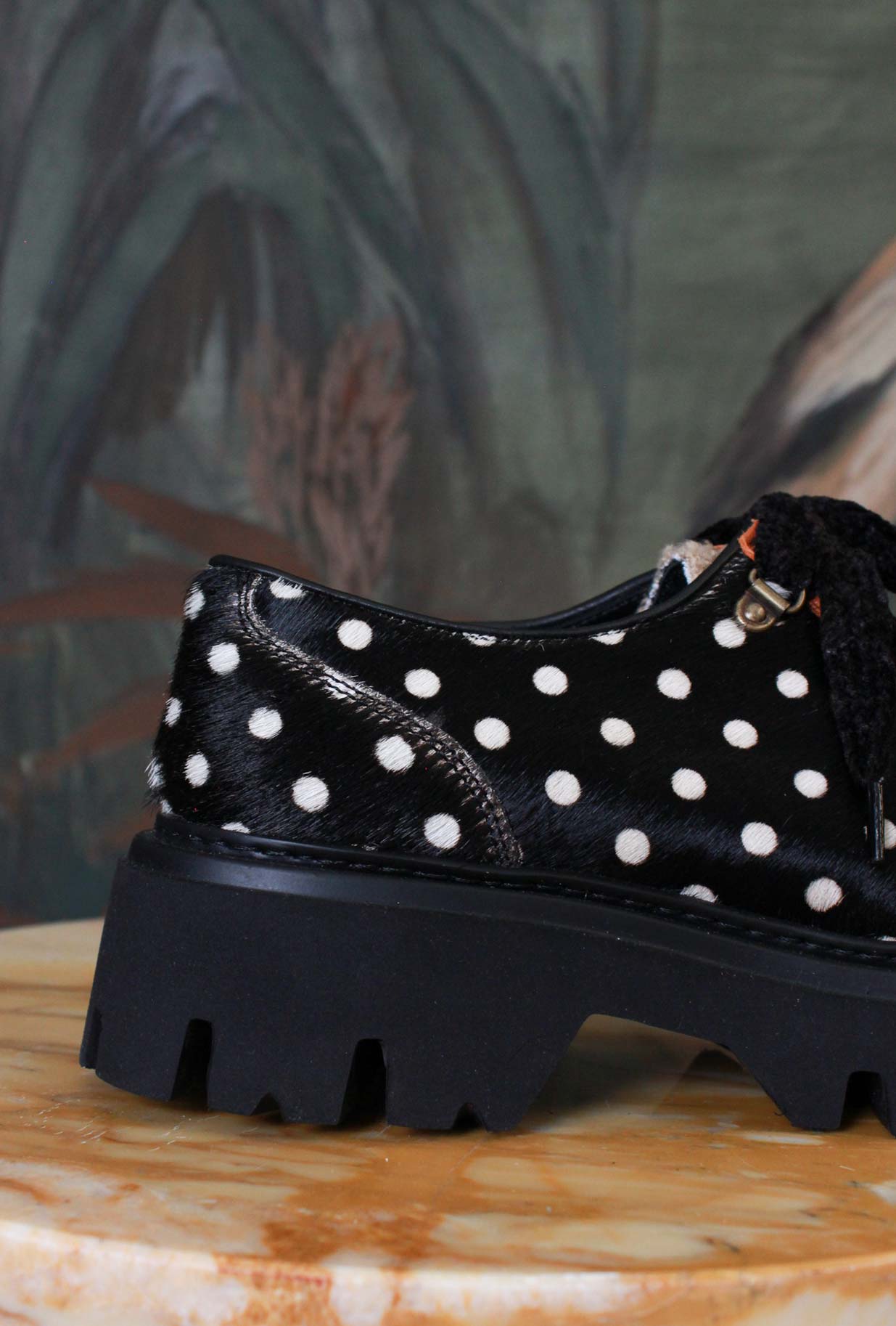 Scarpa Stringata Rocciatore della Maze di colore Horsy Pois da Donna