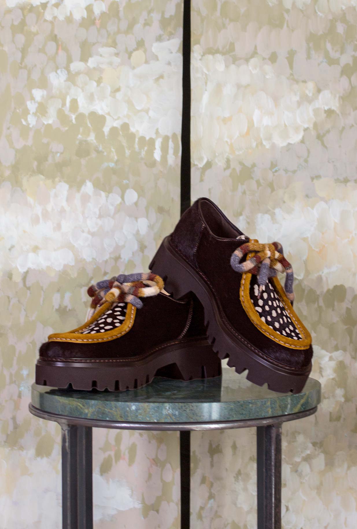 Scarpa Maze modello Dora con tomaia in Horsy Coccinella da Donna
