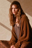 Cardigan Flutter di Mes Demoiselles Paris realizzato nell’intramontabile tonalità Brown da Donna