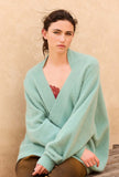Cardigan Flutter di Mes Demoiselles Paris realizzato nell’intramontabile tonalità Mint Green da Donna