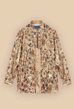 Bomber Gala firmato Mes Demoiselles Paris realizzato in chiffon di viscosa nella luminosa fantasia Golden Garden da Donna