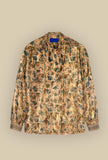 Camicia Gaudel firmata Mes Demoiselles Paris realizzata in viscosa leggera nella luminosa fantasia Golden Garden da Donna