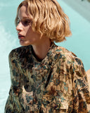 Camicia Gaudel firmata Mes Demoiselles Paris realizzata in viscosa leggera nella luminosa fantasia Golden Garden da Donna