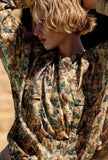 Camicia Gaudel firmata Mes Demoiselles Paris realizzata in viscosa leggera nella luminosa fantasia Golden Garden da Donna