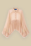 Camicia Deccala di Mes Demoiselles Paris realizzata in chiffon di viscosa nella delicata nuance Rose da Donna