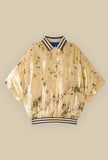 Bowling Shirt Jaca di Mes Demoiselles Paris nell’esclusiva stampa Japan Birds da Donna