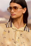 Bowling Shirt Jaca di Mes Demoiselles Paris nell’esclusiva stampa Japan Birds da Donna