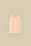 Lace Top Barry di Mes Demoiselles Paris realizzato in pregiata seta nella delicata nuance Nude da Donna