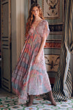 Abito lungo ormay ikat di mes demoiselles paris ss24 donna