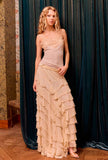 Gonna Cherry Charleston Butterfly di Mes Demoiselles Paris avvolge la figura in un’aura sognate