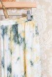 Gonna Ina tie-die kaki ocra di mes demoiselles paris donna ss24