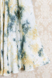 Gonna Ina tie-die kaki ocra di mes demoiselles paris donna ss24