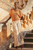 Pantalone Sulnis di mes demoiselles paris in seta tie-die solar donna ss24