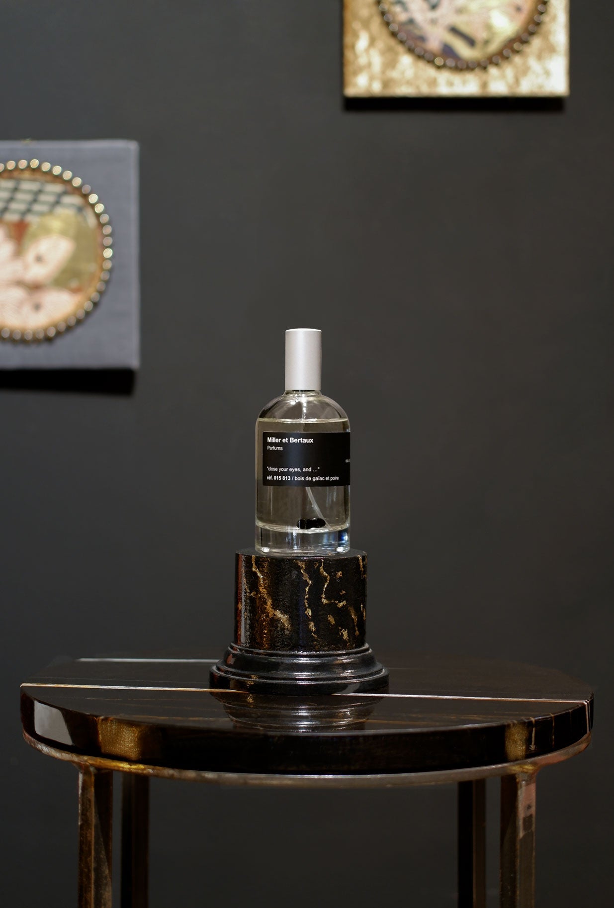 miller et bertaux eau de parfum 100ml close your eyes con limone mandorle e legno di guiaco
