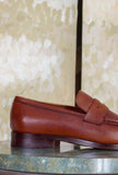 Mocassino 70’s Harper Morgillo realizzato in morbida pelle color Cuoio da Uomo